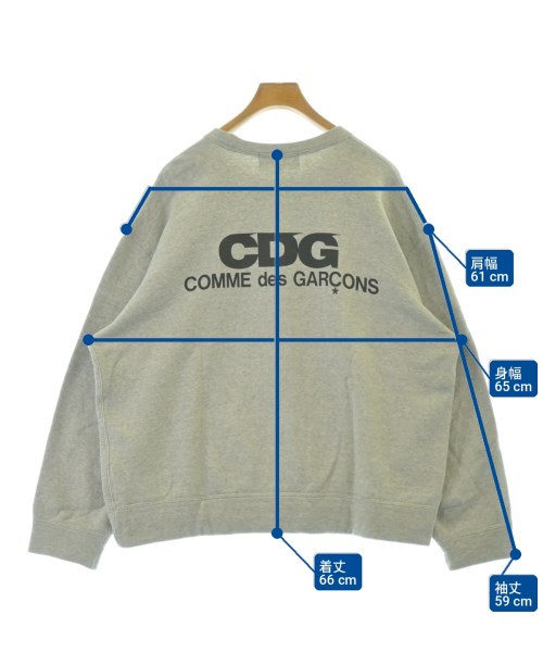 CDG（シーディージー）スウェット グレー サイズ:S メンズ/2200705139045