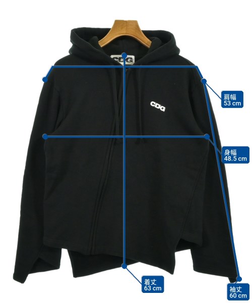 CDG（シーディージー）パーカー 黒 サイズ:M メンズ/2200706173017