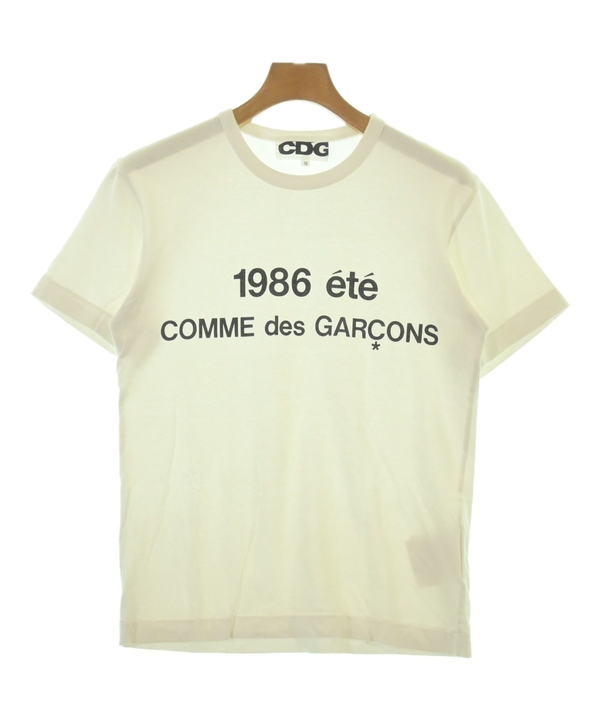 CDG Tシャツ Mサイズ CDG（シーディージー）Tシャツ・カットソー 白 サイズ:S メンズ