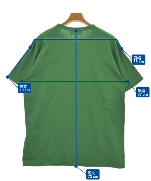 CDG（シーディージー）Tシャツ・カットソー 緑 サイズ:XXL メンズ/2200707071022