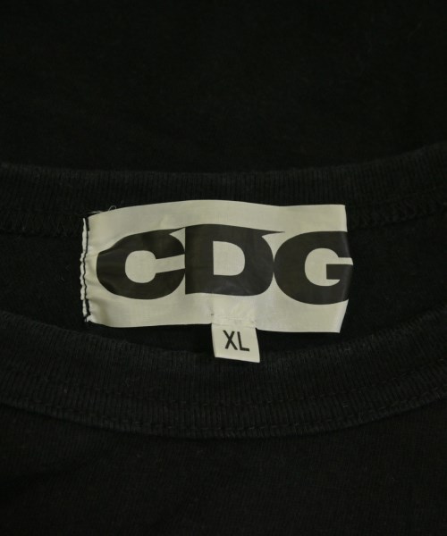CDG（シーディージー）Tシャツ・カットソー 黒 サイズ:XL レディース/2200703327055