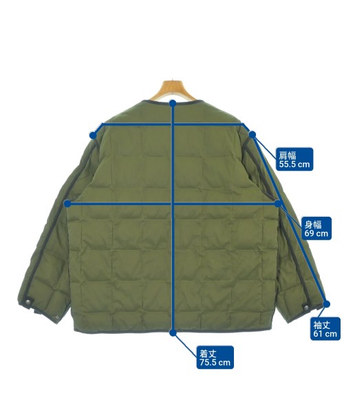 CDG（シーディージー）ダウンジャケット/ダウンベスト カーキ サイズ:L メンズ/2200663451012