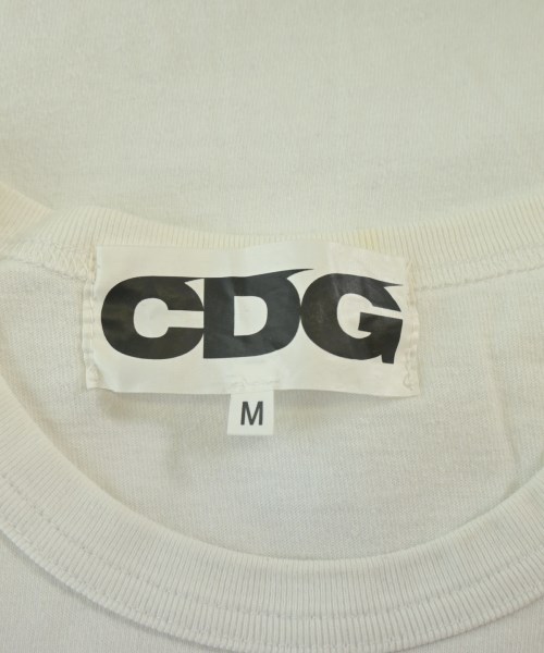 CDG（シーディージー）Tシャツ・カットソー 白 サイズ:M メンズ/2200660606101