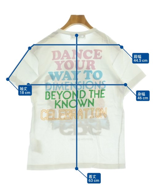 CDG（シーディージー）Tシャツ・カットソー 白 サイズ:M メンズ/2200660606101