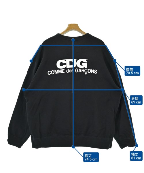 CDG（シーディージー）スウェット 黒 サイズ:M メンズ/2200665924484