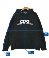 CDG（シーディージー）パーカー 黒 サイズ:M メンズ/2200665924491