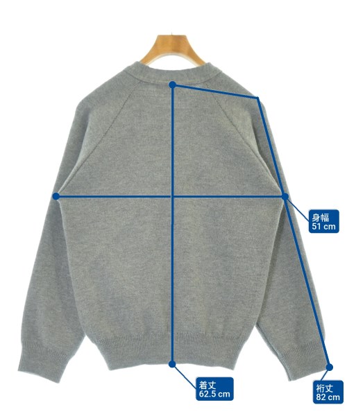 CDG（シーディージー）カーディガン グレー サイズ:S メンズ/2200666302250