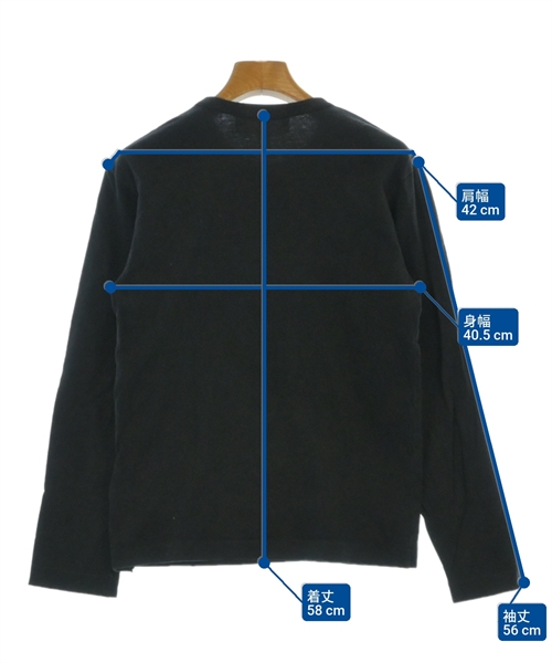 CDG（シーディージー）Tシャツ・カットソー 黒 サイズ:S レディース/2200667607071