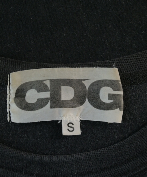 CDG（シーディージー）Tシャツ・カットソー 黒 サイズ:S レディース/2200667607088