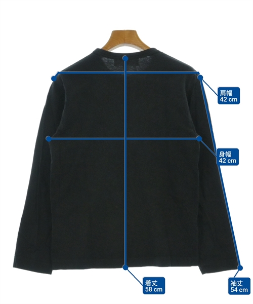 CDG（シーディージー）Tシャツ・カットソー 黒 サイズ:S レディース/2200667607088