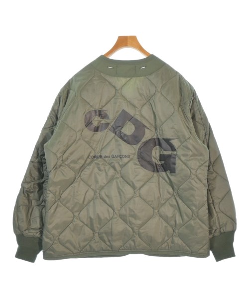 CDG（シーディージー）ダウンジャケット/ダウンベスト カーキ サイズ:L メンズ/2200669823011
