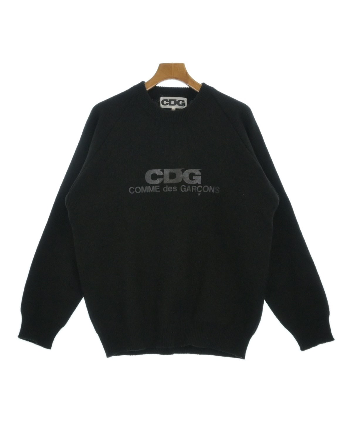CDG ブラック ニット XXL CDG（シーディージー）ニット・セーター 黒 サイズ:XXL メンズ