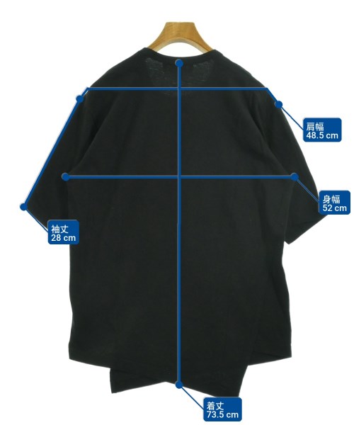 CDG（シーディージー）Tシャツ・カットソー 黒 サイズ:XXL メンズ/2200728723221