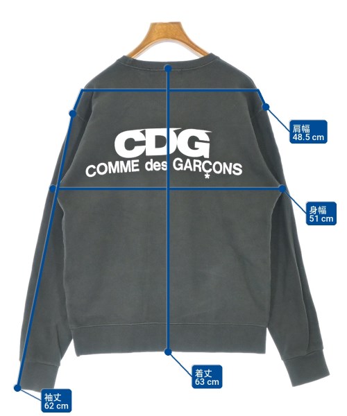 CDG（シーディージー）スウェット 黒 サイズ:M レディース/2200717987160