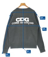 CDG（シーディージー）スウェット 黒 サイズ:M レディース/2200717987160