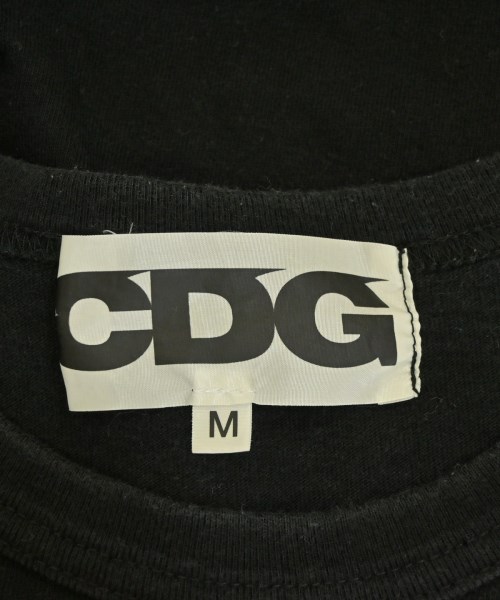 CDG（シーディージー）Tシャツ・カットソー 黒 サイズ:M レディース/2200717987184