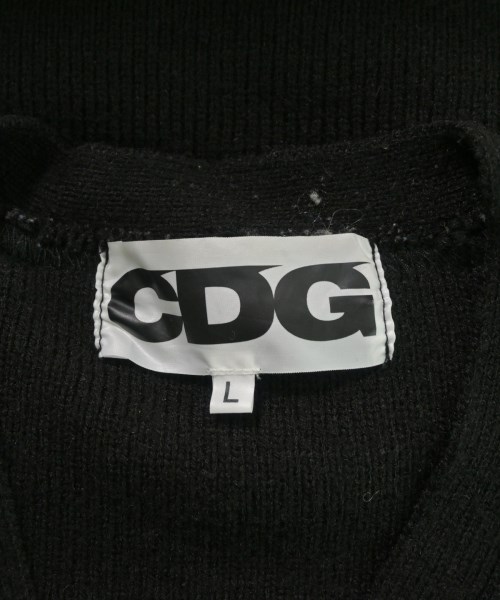 CDG（シーディージー）カーディガン 黒 サイズ:L メンズ/2200735185012