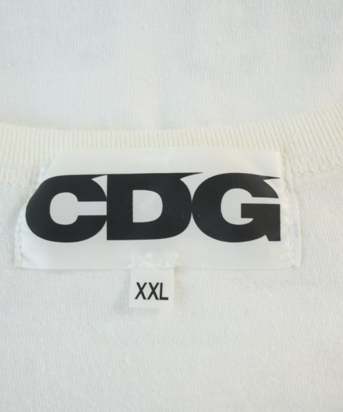 CDG（シーディージー）Tシャツ・カットソー 白 サイズ:XXL メンズ/2200736302067