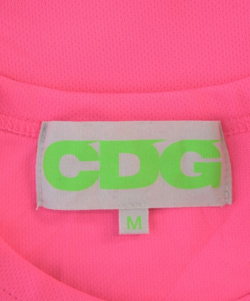 CDG（シーディージー）Tシャツ・カットソー ピンク サイズ:M レディース/2200736886093