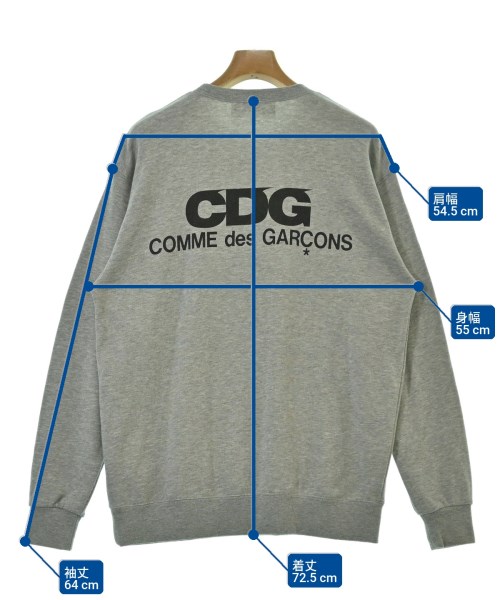 CDG（シーディージー）スウェット グレー サイズ:XL メンズ/2200716619383