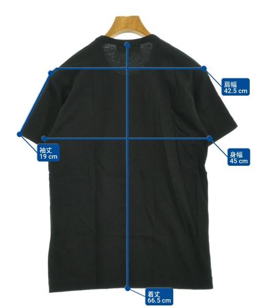 CDG（シーディージー）Tシャツ・カットソー 黒 サイズ:M メンズ/2200721612706
