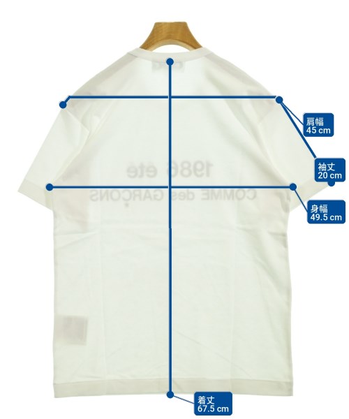 CDG（シーディージー）Tシャツ・カットソー 白 サイズ:M メンズ/2200721612720