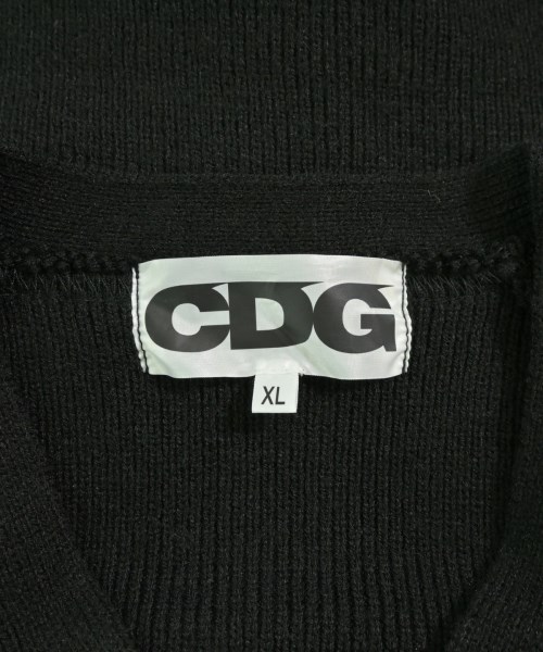 CDG（シーディージー）カーディガン 黒 サイズ:XL メンズ/2200727849038