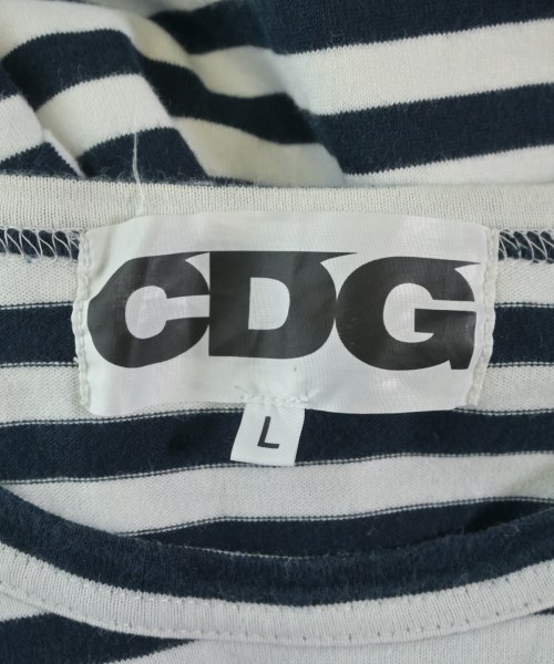 CDG（シーディージー）Tシャツ・カットソー 紺 サイズ:L レディース/2200728054035