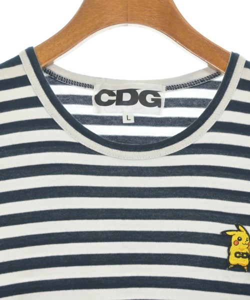 CDG（シーディージー）Tシャツ・カットソー 紺 サイズ:L レディース/2200728054035