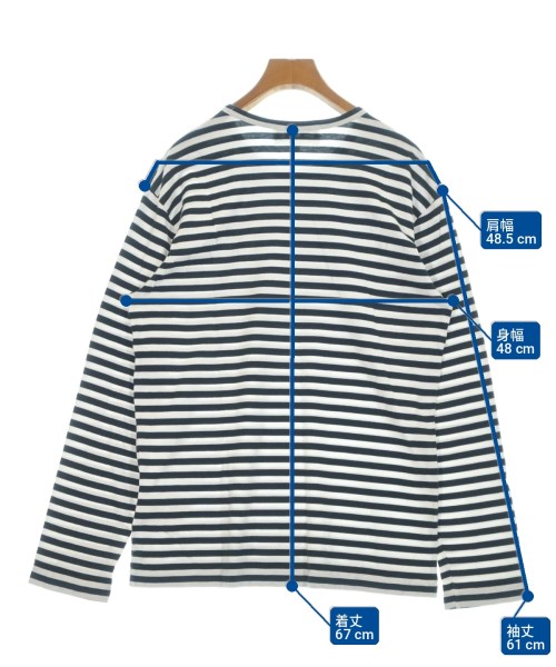 CDG（シーディージー）Tシャツ・カットソー 紺 サイズ:L レディース/2200728054035
