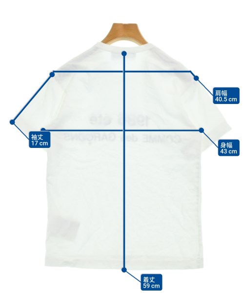 CDG（シーディージー）Tシャツ・カットソー 白 サイズ:S レディース/2200683167047