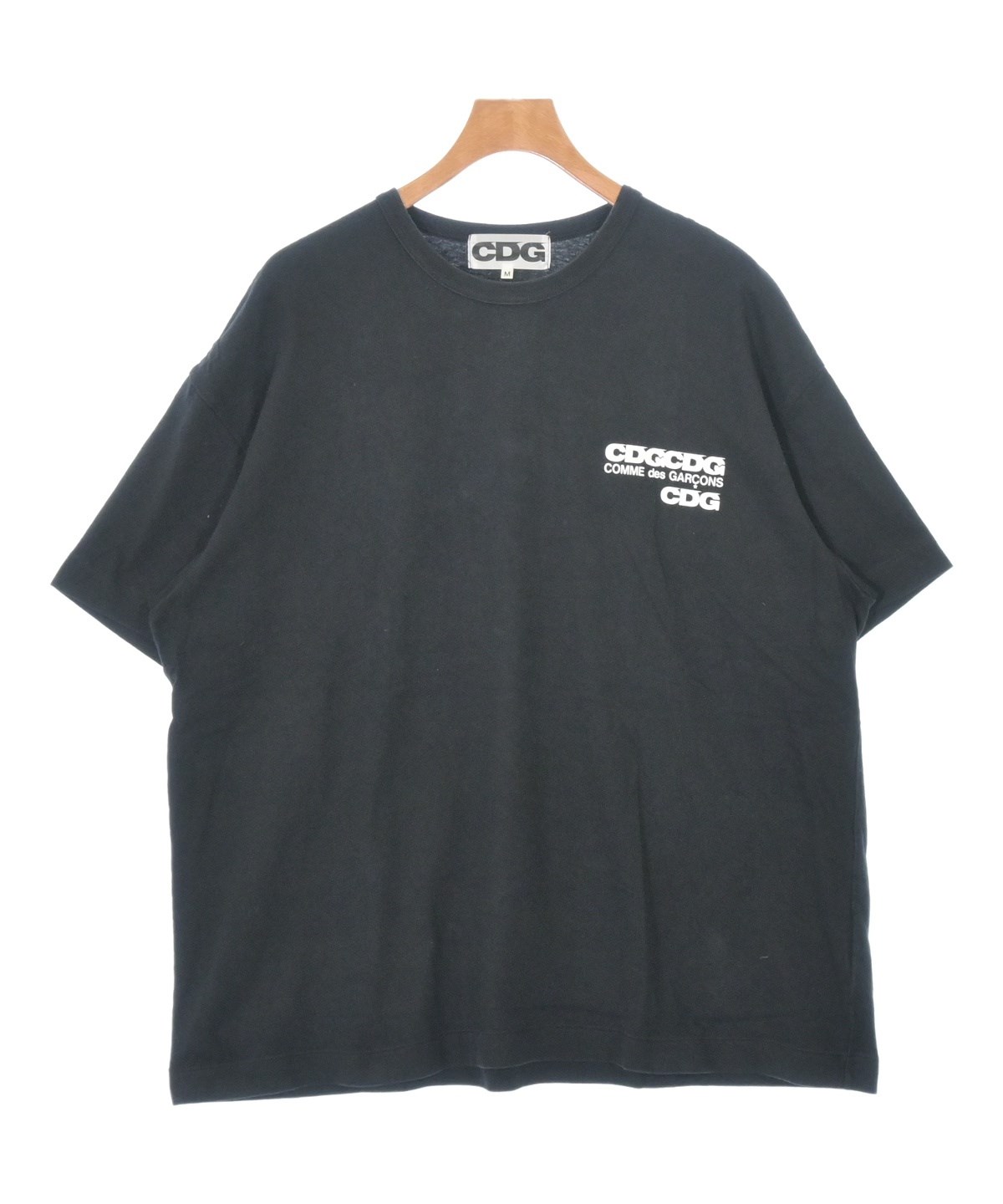 CDG シーディージー Tシャツ・カットソー S 黒 【古着】【中古】【送料無料】 CDG（シーディージー）Tシャツ・カットソー 黒 サイズ:M メンズ