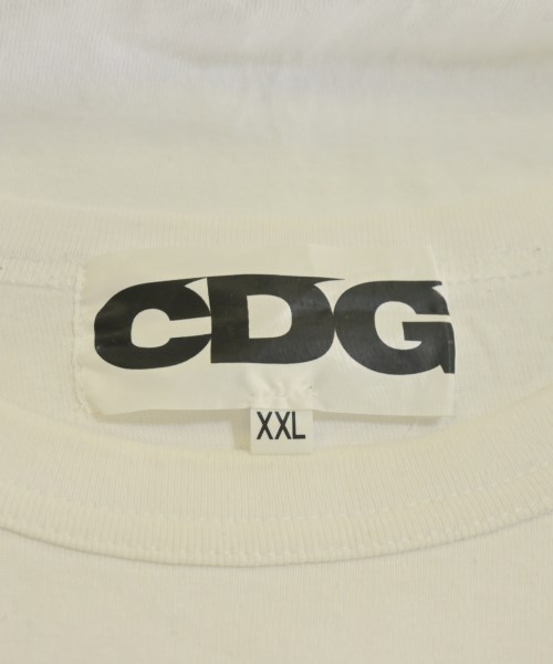 CDG（シーディージー）Tシャツ・カットソー 白 サイズ:XXL メンズ/2200683968071