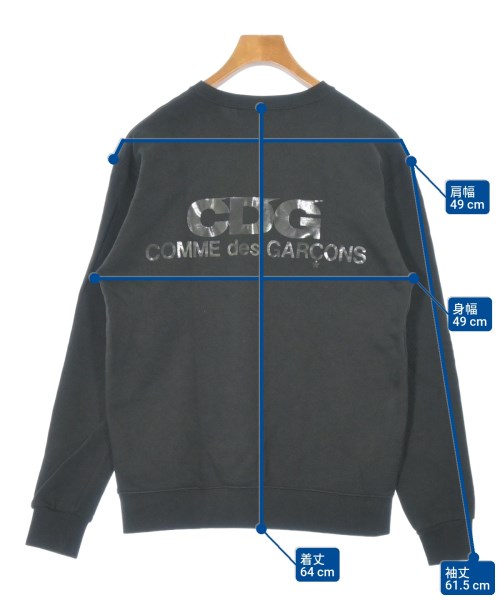 CDG（シーディージー）スウェット 黒 サイズ:L メンズ/2200685871140