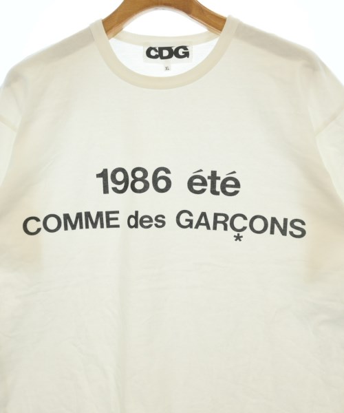 CDG（シーディージー）Tシャツ・カットソー 白 サイズ:XL メンズ/2200677868547
