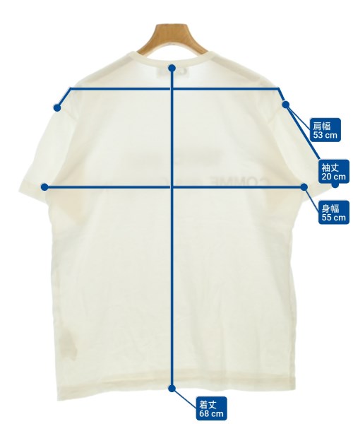 CDG（シーディージー）Tシャツ・カットソー 白 サイズ:XL メンズ/2200677868547