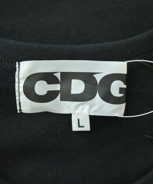 CDG（シーディージー）Tシャツ・カットソー 黒 サイズ:L メンズ/2200682130172