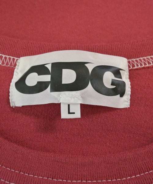 CDG（シーディージー）Tシャツ・カットソー 赤 サイズ:L メンズ/2200690799026
