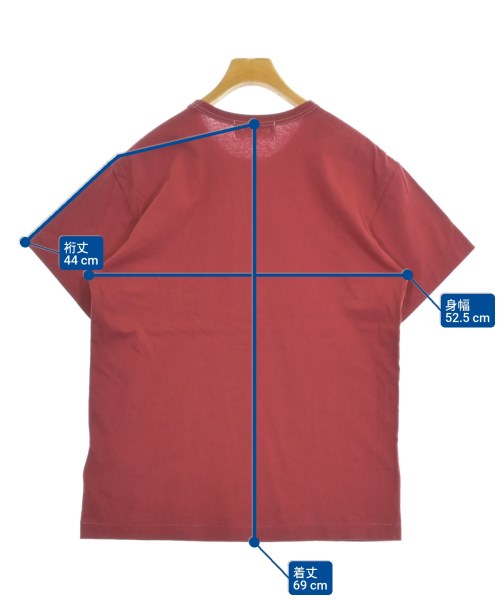 CDG（シーディージー）Tシャツ・カットソー 赤 サイズ:L メンズ/2200690799026