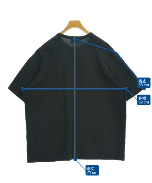 CDG（シーディージー）Tシャツ・カットソー 黒 サイズ:M メンズ/2200690951035