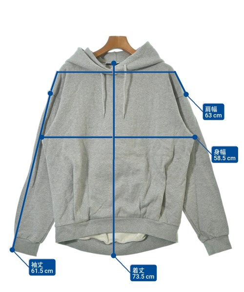 Martine Rose（マーティンローズ）パーカー グレー サイズ:S メンズ/2200637602167