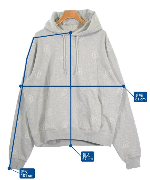 Martine Rose（マーティンローズ）パーカー グレー サイズ:M メンズ/2200640819187