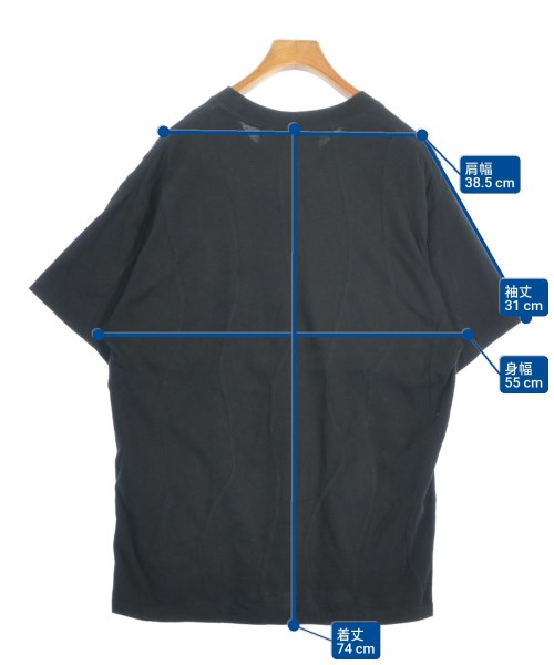 Martine Rose（マーティンローズ）Tシャツ・カットソー 黒 サイズ:L メンズ/2200641054037