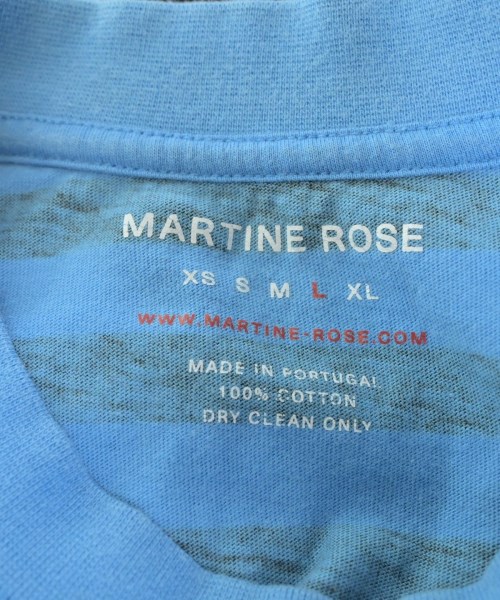 Martine Rose（マーティンローズ）Tシャツ・カットソー 青 サイズ:L メンズ/2200611904089