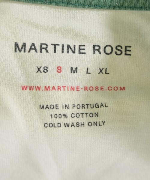 Martine Rose（マーティンローズ）Tシャツ・カットソー 白 サイズ:S メンズ/2200615445120