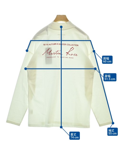 Martine Rose（マーティンローズ）Tシャツ・カットソー 白 サイズ:S メンズ/2200619141073
