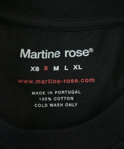 Martine Rose（マーティンローズ）Tシャツ・カットソー 黒 サイズ:S メンズ/2200677017389