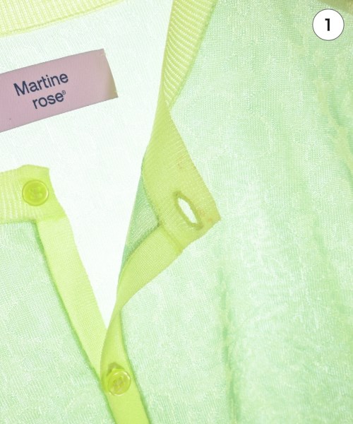 Martine Rose（マーティンローズ）カーディガン 緑 サイズ:XS レディース/2200693923169
