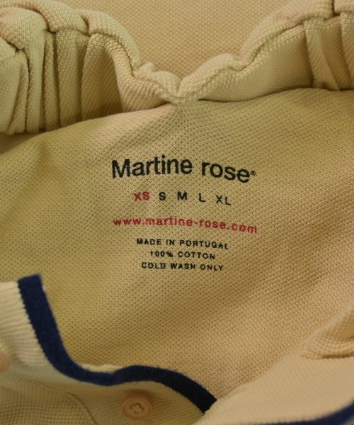 Martine Rose（マーティンローズ）ポロシャツ ベージュ サイズ:XS メンズ/2200655935285