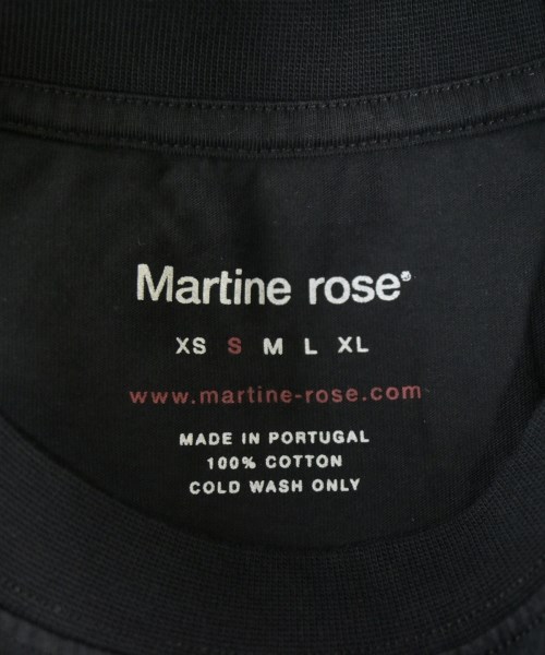 Martine Rose（マーティンローズ）Tシャツ・カットソー 黒 サイズ:S メンズ/2200657863258